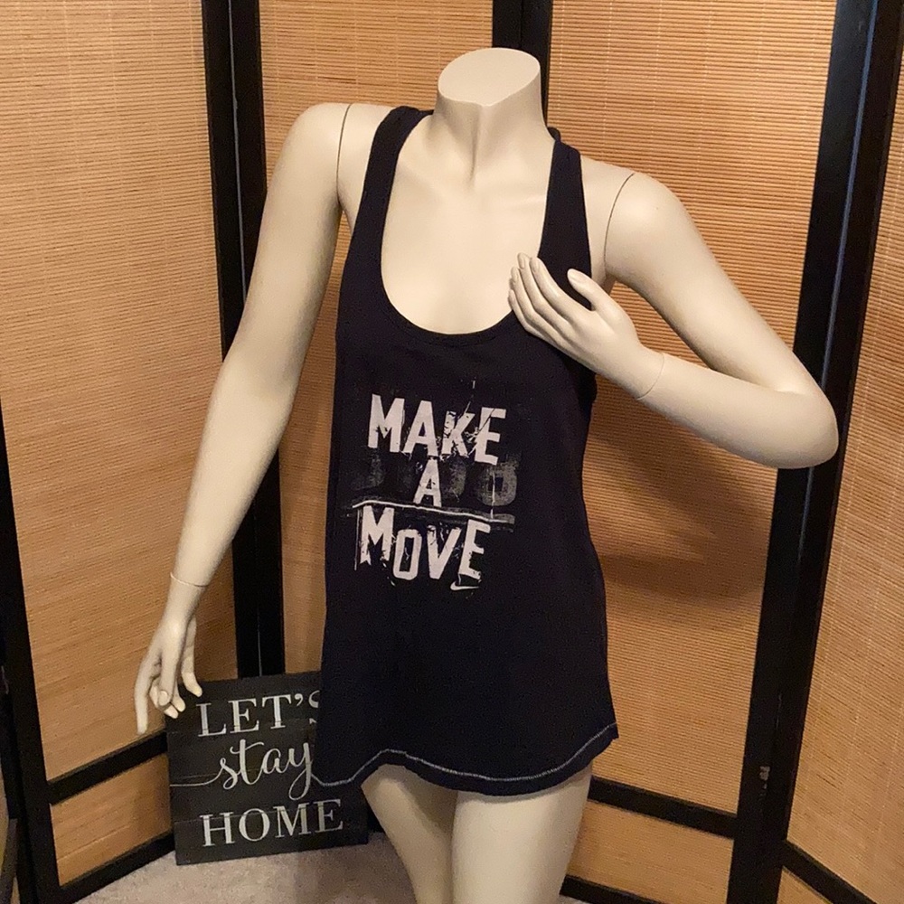 Nike racer back work out tank top